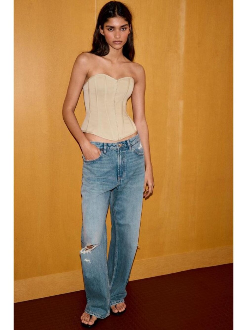 ZARA CORSET TOP - Picture 2 of 7
